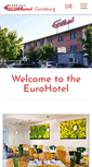 Mobile Screenshot of eurohotelguenzburg.de